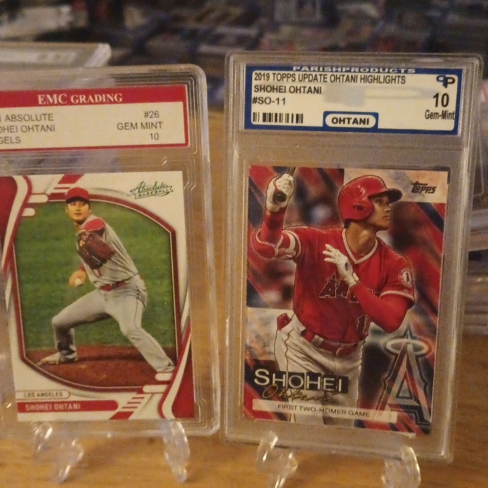 Shohei Ohtani RC - 2019 and 2021 GRADED GEM MINT 10 LOT!!